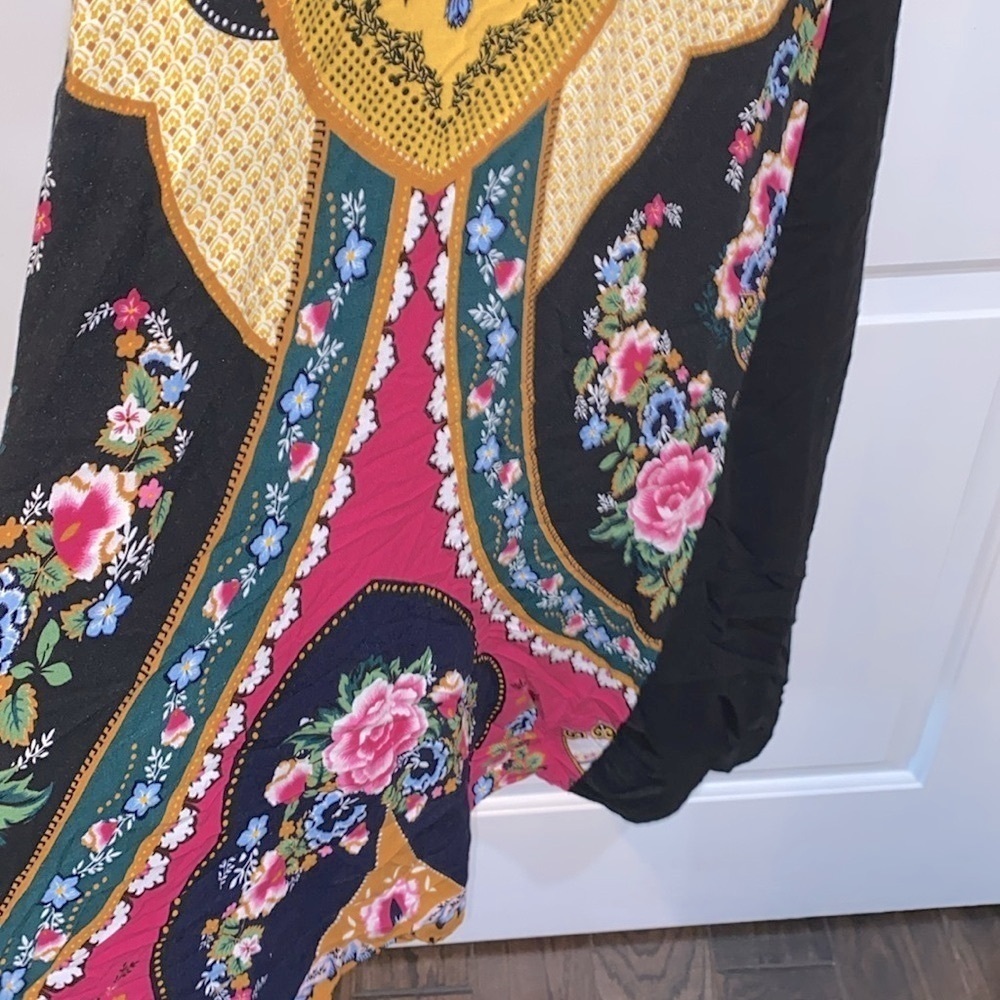 Farm Rio petite black floral maxi dress - Picture 7 of 13